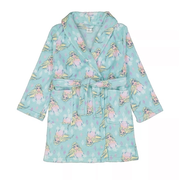 Disney Other - DISNEY• Frozen 2 Blue Big Girls Robe EUC 4T